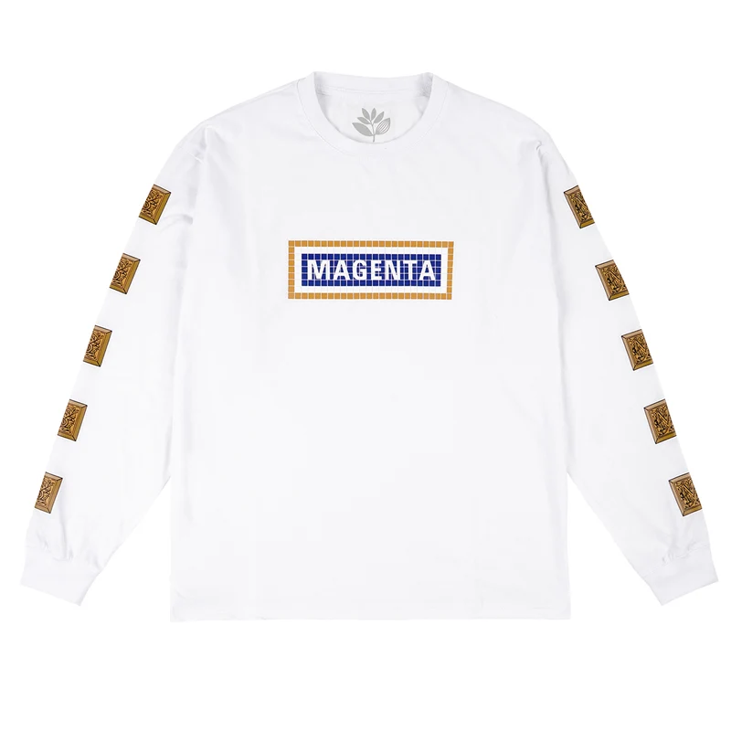Magenta Station LS Tee