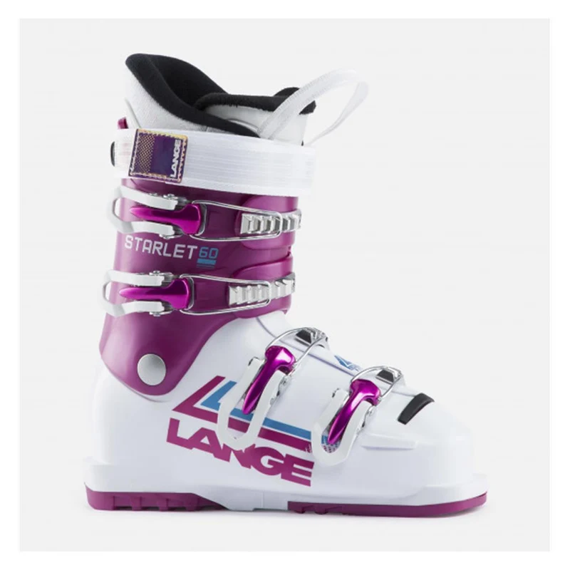 Lange Kinder Alpinschuh Starlet 60 White/ Star Pink