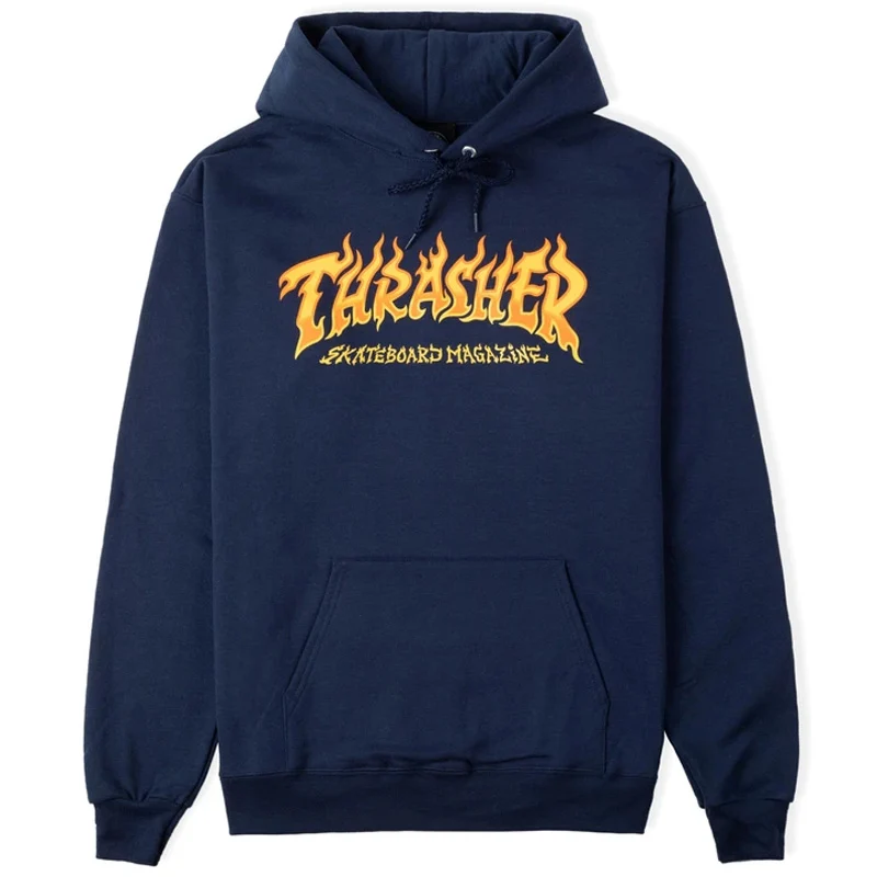 Fire Logo Hooded Sweat
