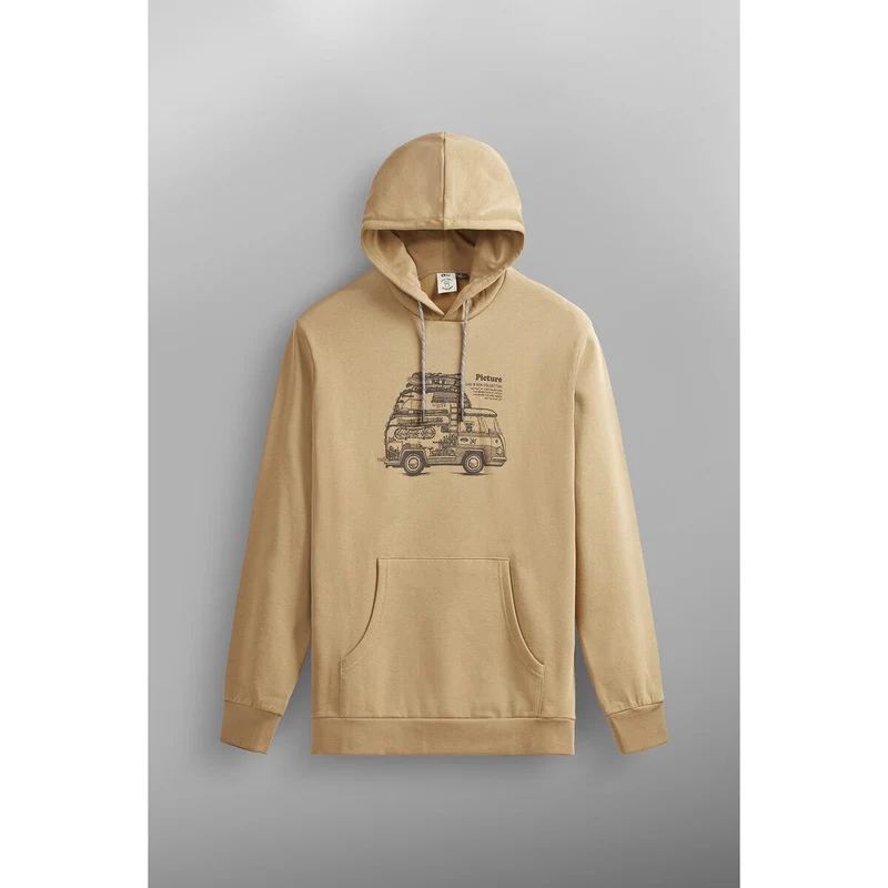 Picture D&S Dogtravel Hoodie Men dark stone
