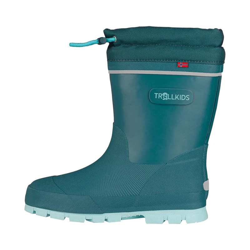 Trollkids Kids Isfjord Thermo Winter Rubber Boot XT teal