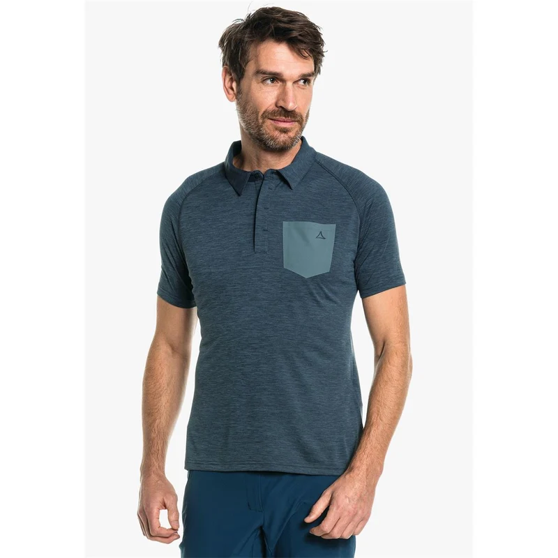 Schöffel Polo Shirt Hocheck M asphalt