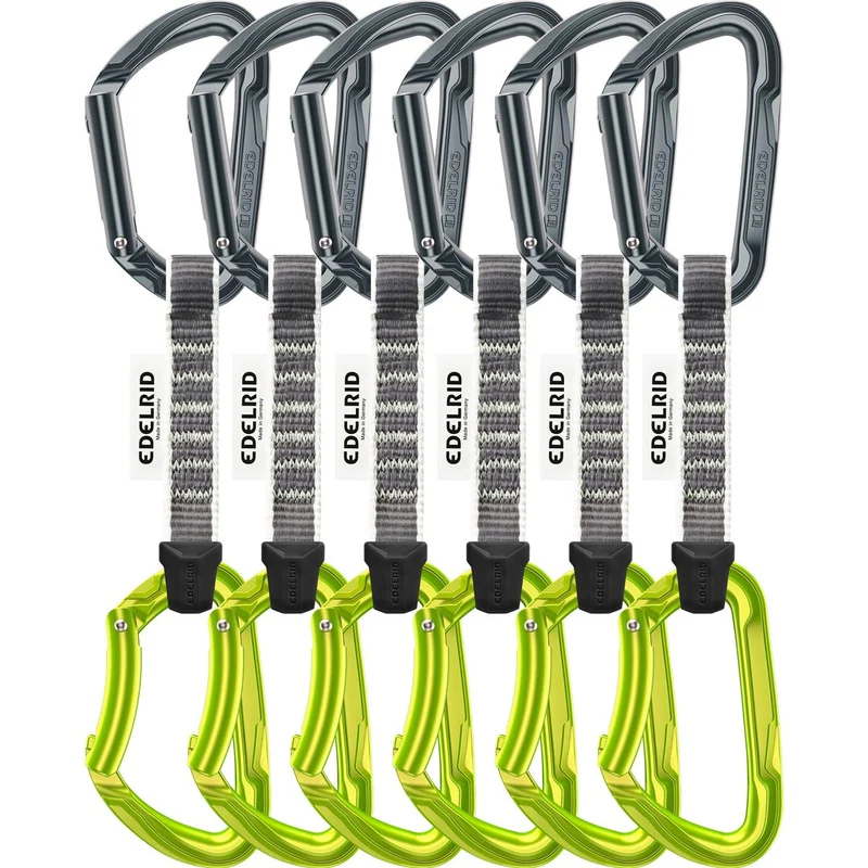Edelrid Pure Set Sixpack slate-oasis 10cm