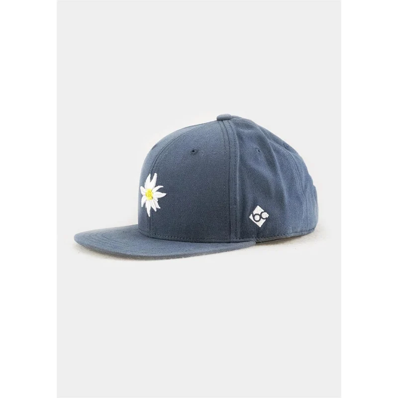 Bavarian Caps "Edelweiß Leinen" wachholderblau