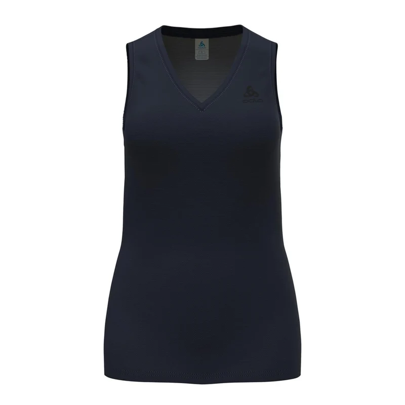 Odlo Active F-Dry Light Eco BL Top V-Neck Singlet black sapphire