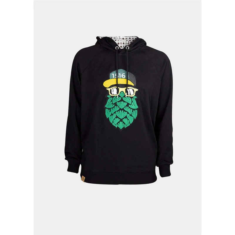 Bavarian Caps Hoodie "Hopfinator" schwarz