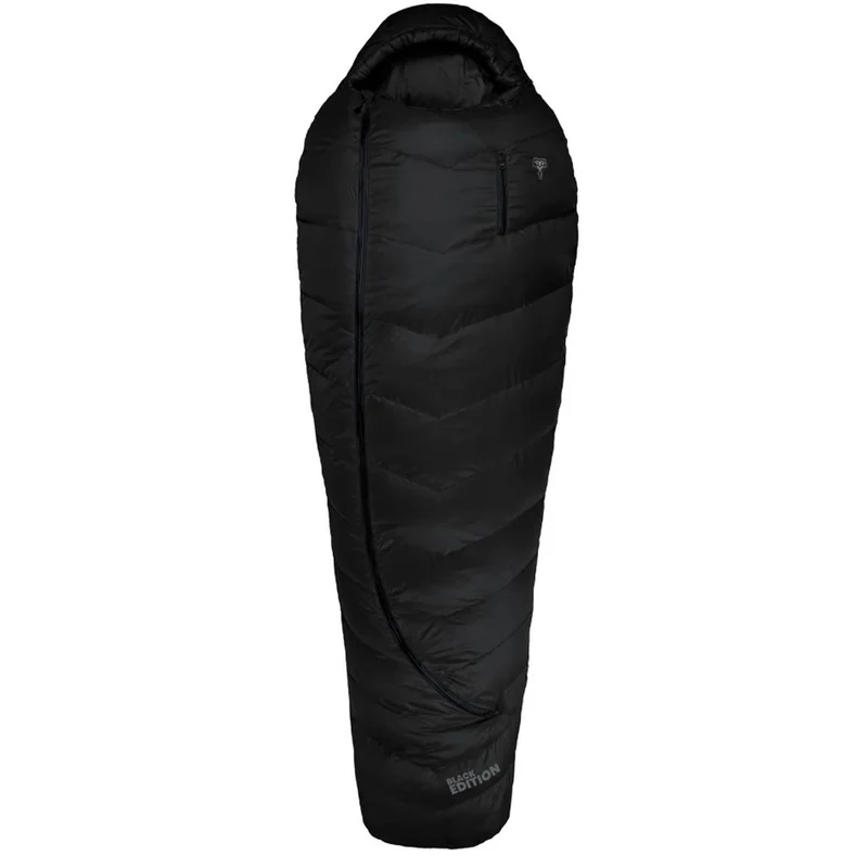 Grüezi Bag Biopod Down Wool Subzero 185 black edition