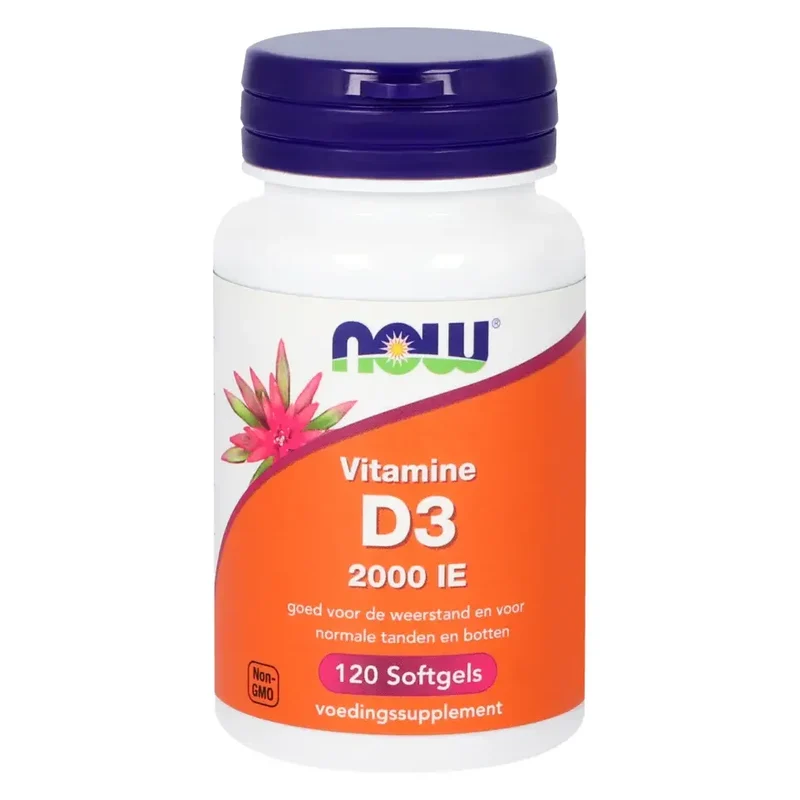 NOW Vitamine D3 50 mcg