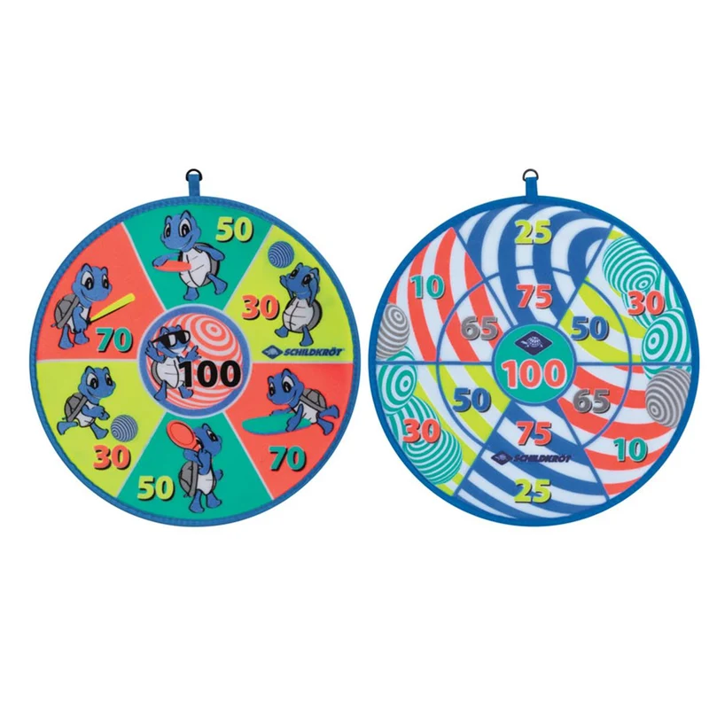 Schildkröt Soft Dart Set, Klett-Dartscheibe mit 2x3 Bällen