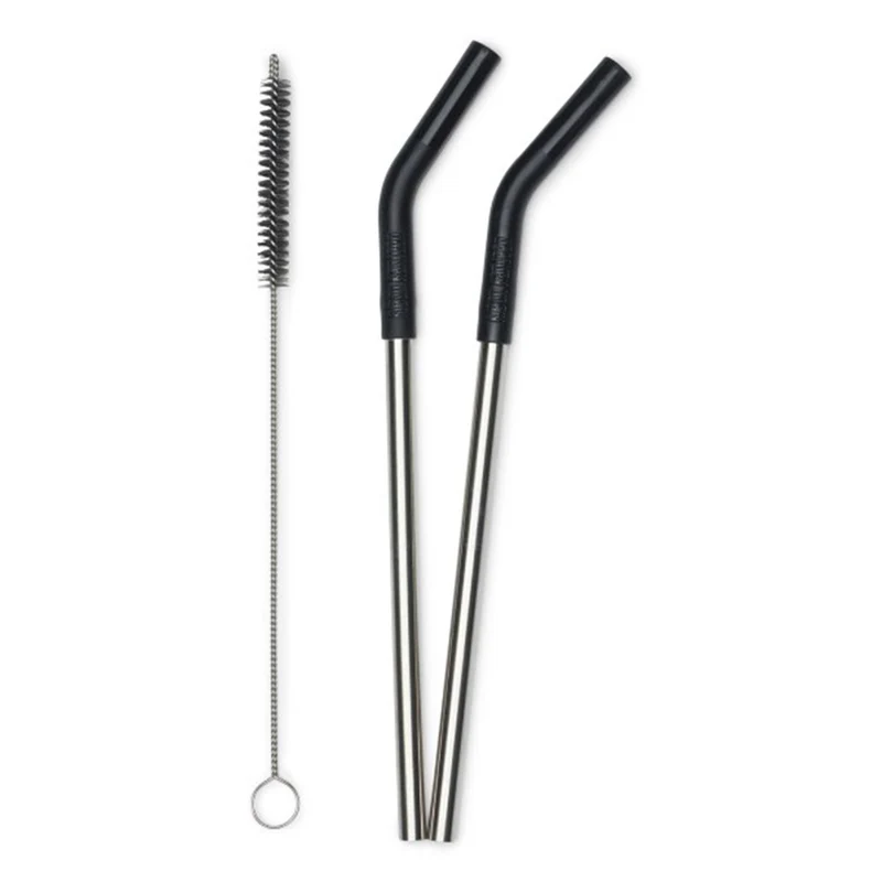 Klean Kanteen Trinkhalme 2er Set 8mm mit Trinkhalmbürste