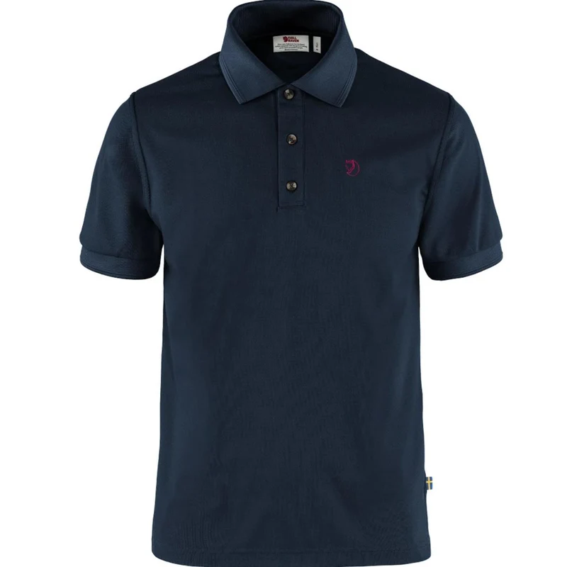 Fjäll Räven Crowley Pique Shirt M blueblack