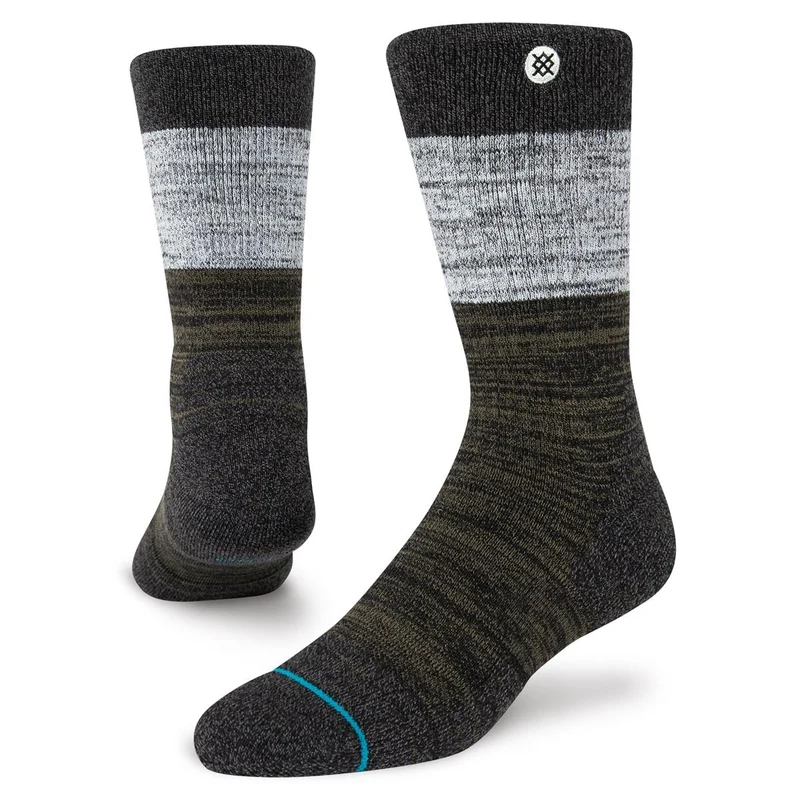 Stance Badge Crew Socken black