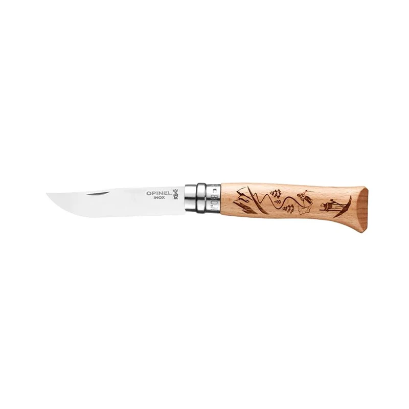 Opinel No°8 Gravure Ski
