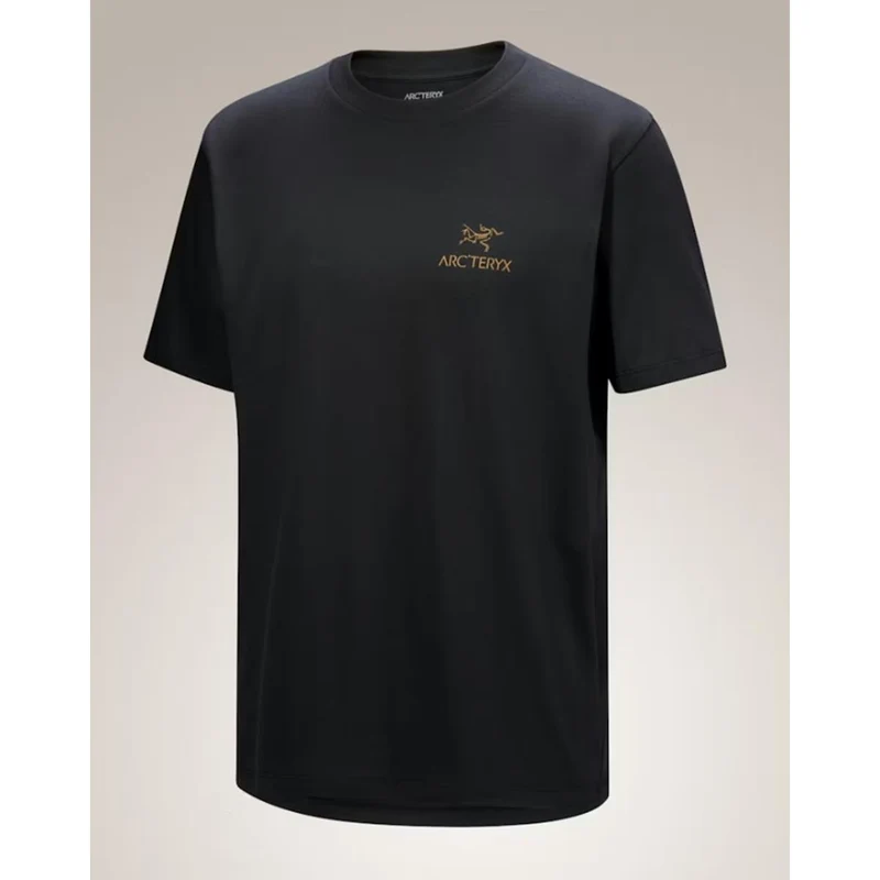 Arc'teryx Kragg SL Cotton Bird Word T-Shirt Herren 24K black