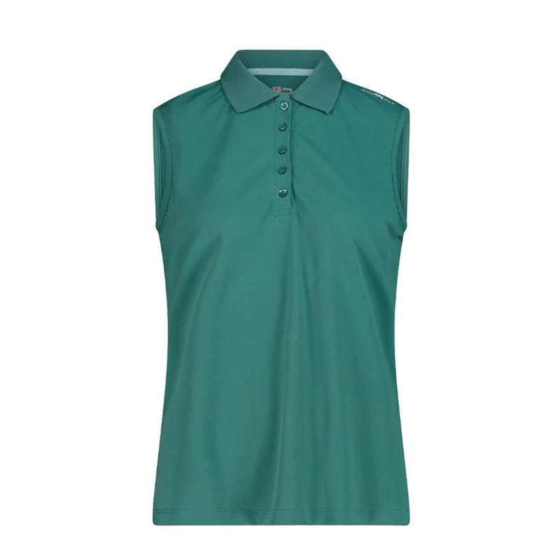 CMP Sport Woman Polo Sleeveless agave