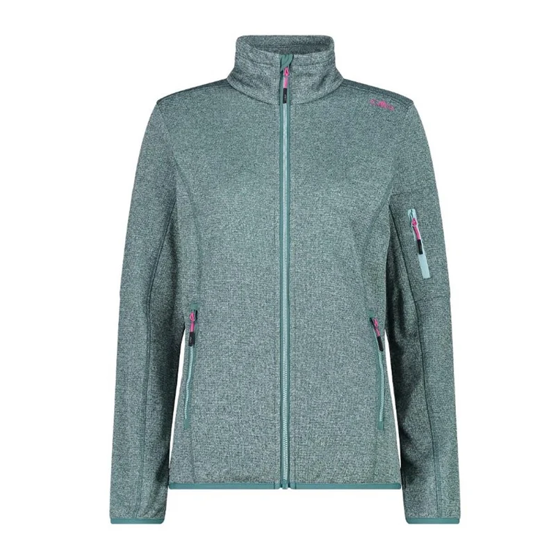 CMP Sport Woman Knit-Tech Fleece Jacket agave opale
