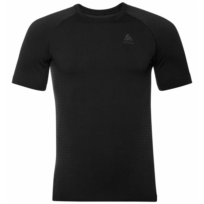 Odlo Performance Warm co BL Top Crew Neck S/S black new odlo graphite grey Herren Unterhemd