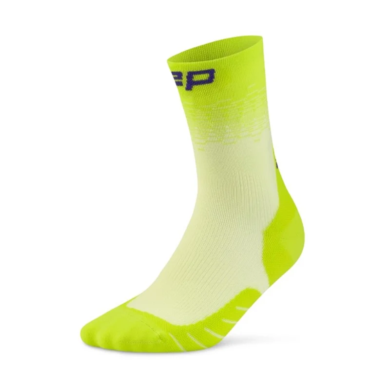 CEP Core Run Edt. Fade Compression Socks Mid Cut women lime / blue