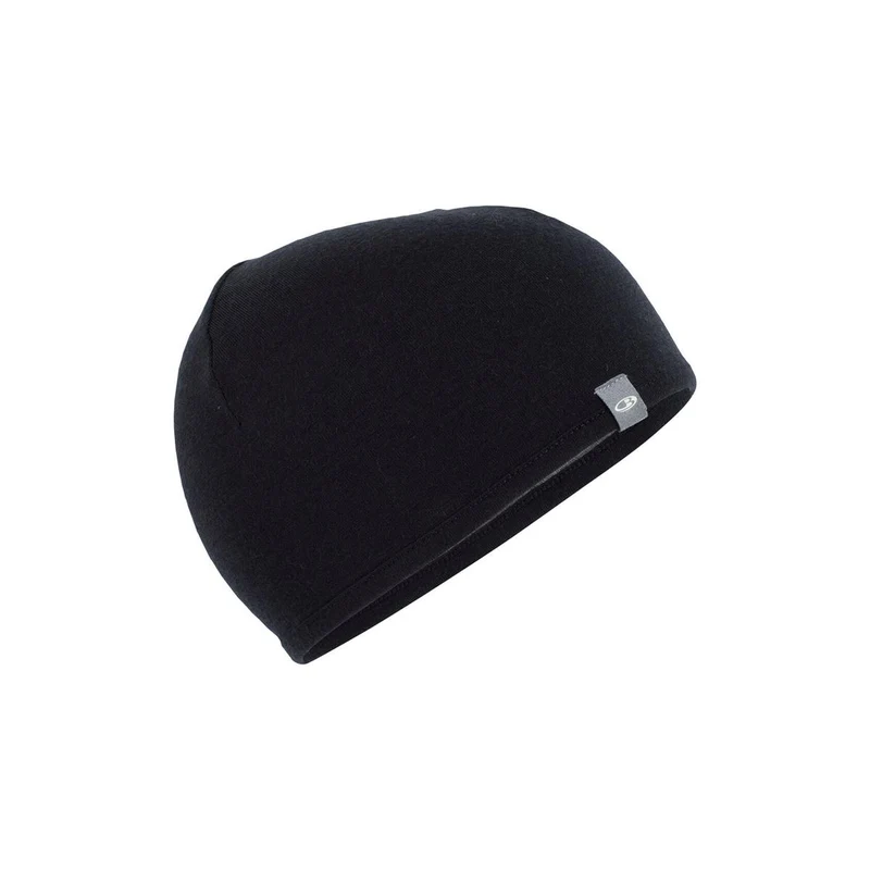 Icebreaker Merino Pocket Mütze Unisex black / gritstone heather