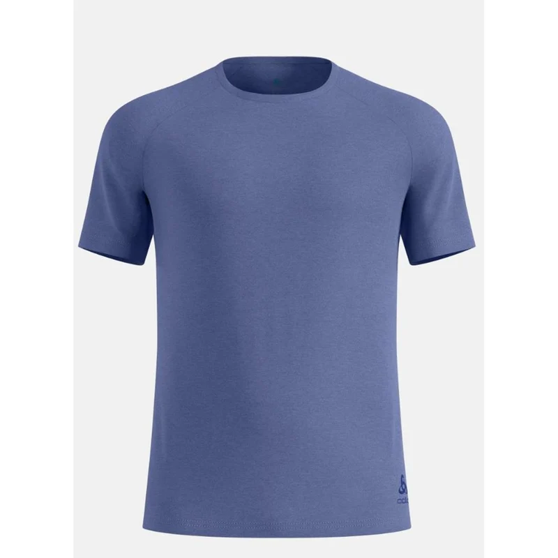 Odlo M Essential 365 Crew Neck S/S dazzling blue melange Herren T-Shirt