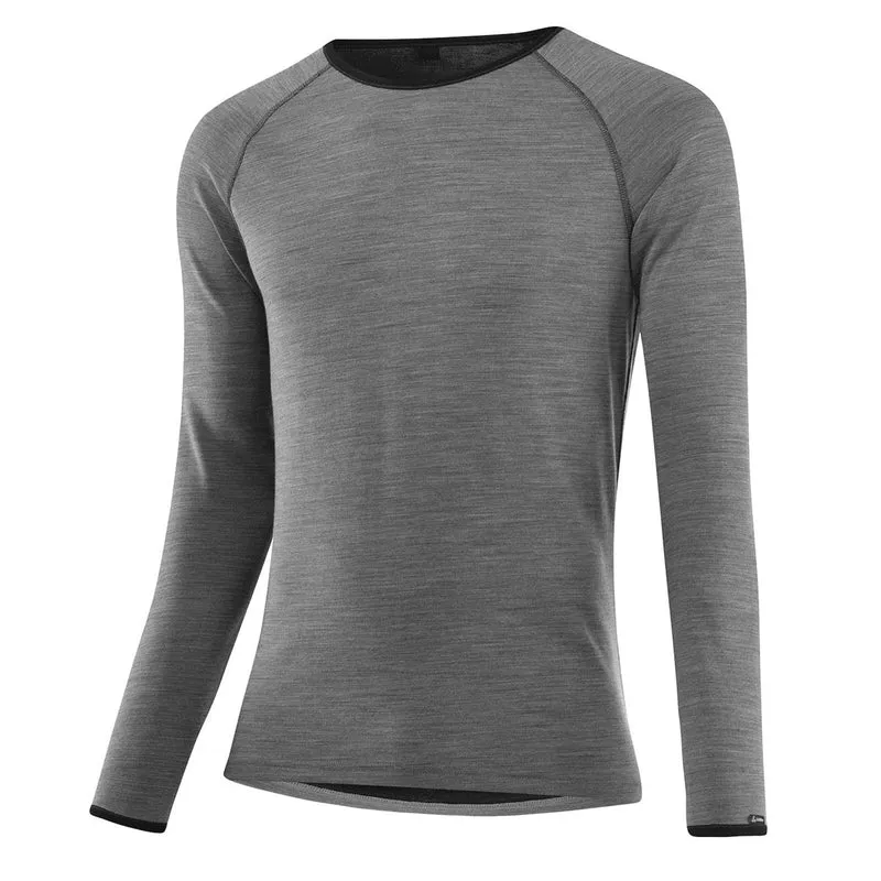 Löffler M Shirt L/S Transtex Merino grey melange