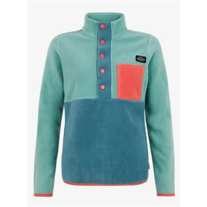 Protest Sesto 1/4 Zip Top jewel blue Damen Pullover