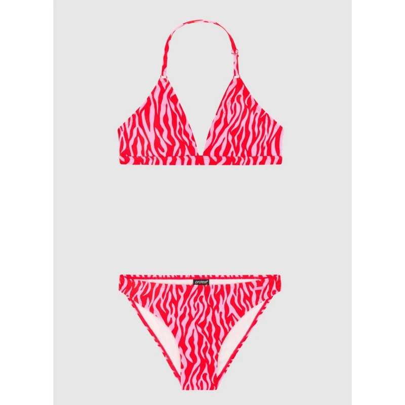 Protest Fabu Jr poppy red Kinder Bikini