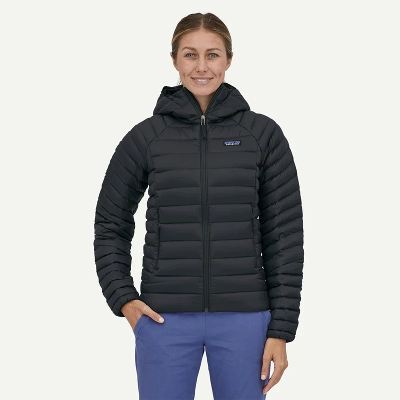 Patagonia Damen Down Sweater Hoody Schwarz