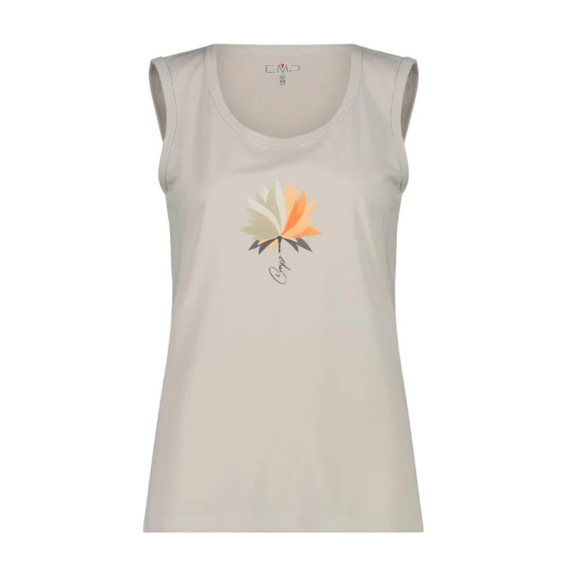 CMP Sport Woman Shirt Sleeveless Tanktop vaniglia