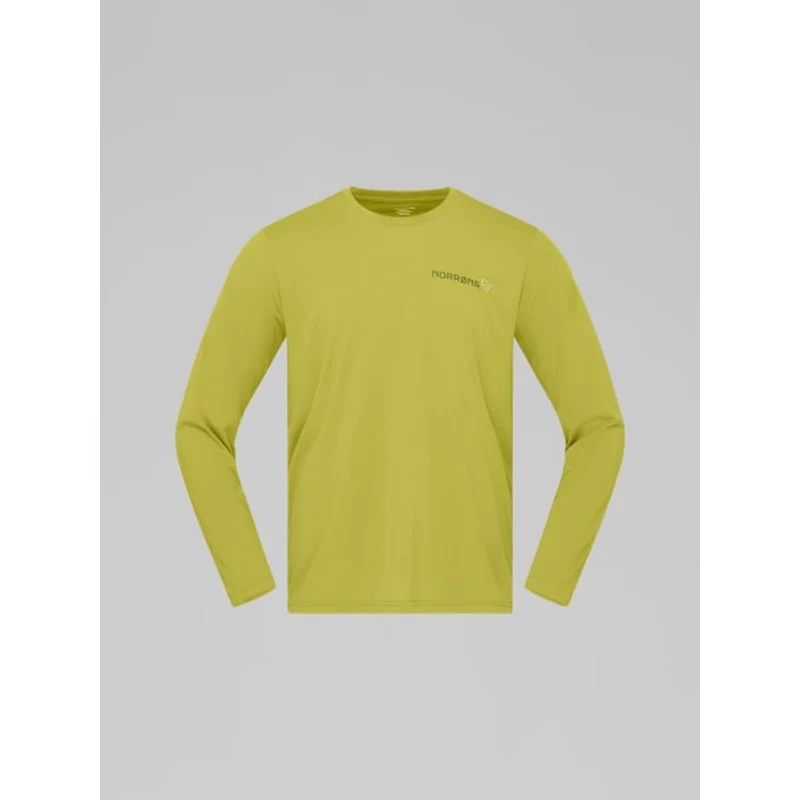 Norrona M Femund Tech Long Sleeve golden lime Herren