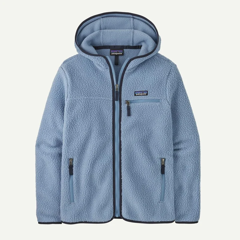 Patagonia Damen Retro Pile Fleece Hoody Barnacle Blue