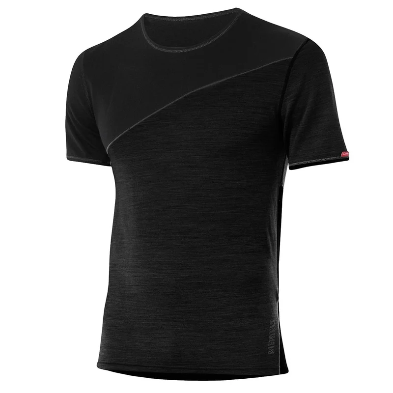 Löffler Men S/S Transtex Merino black
