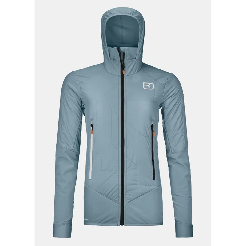 Ortovox Swisswool Col Becchei Hybrid Jacket glacier grey Damen Hybridjacke