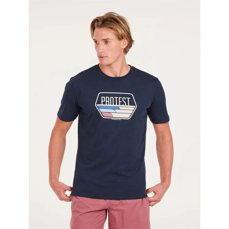 Protest Herren T-Shirt Stan Dunkelblau