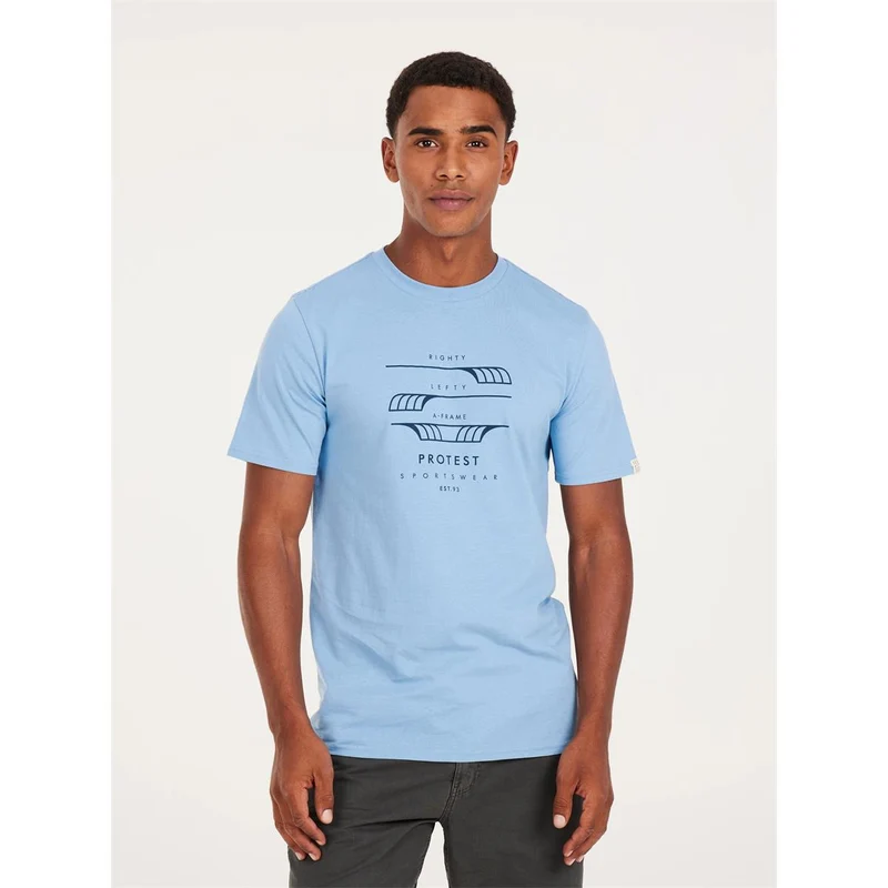 Protest Herren T-Shirt Rimble Blau