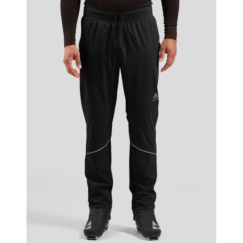 Odlo - Winddichte Zeroweight Pro Warm Langlaufhose - Black- Herren