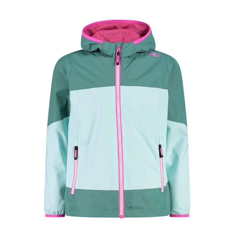 CMP Sport Girl Shell Jacket Fix Hood agave