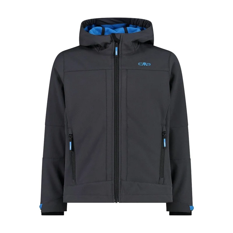 CMP Boy Softshell Jacket Fix Hood antracite-river