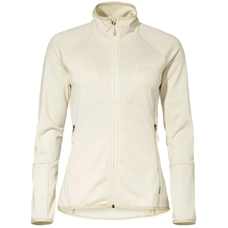 Vaude Monviso Fleece Jacke ecru Damen