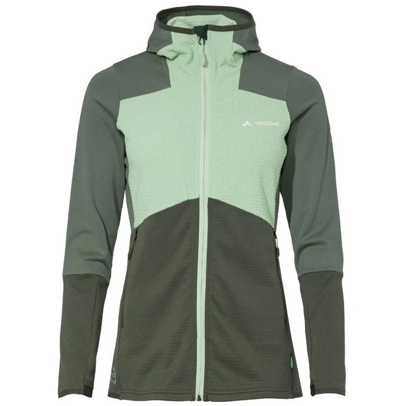Vaude - Monviso Grid Fleece Jacke Damen - agave