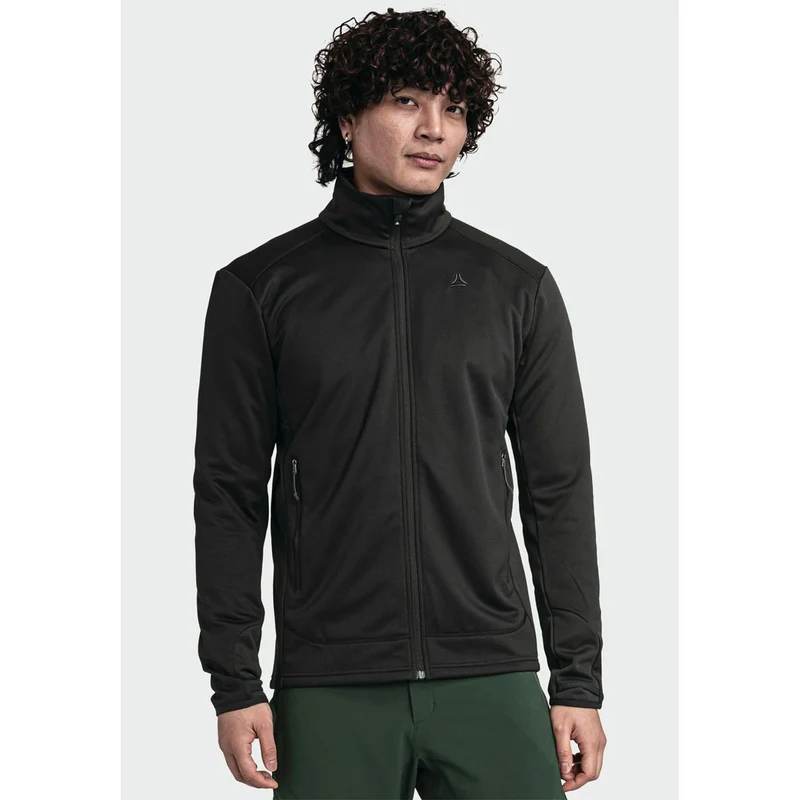 Schöffel Herren schnell trocknende Fleece Jacke Milagle Schwarz