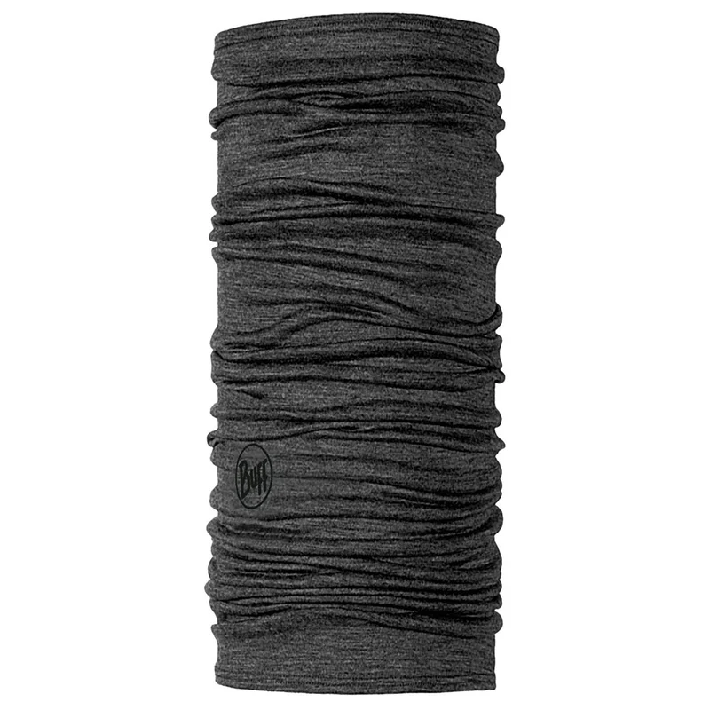 Buff Merinowolle Multifunktionstuch Lightweight Solid Grey