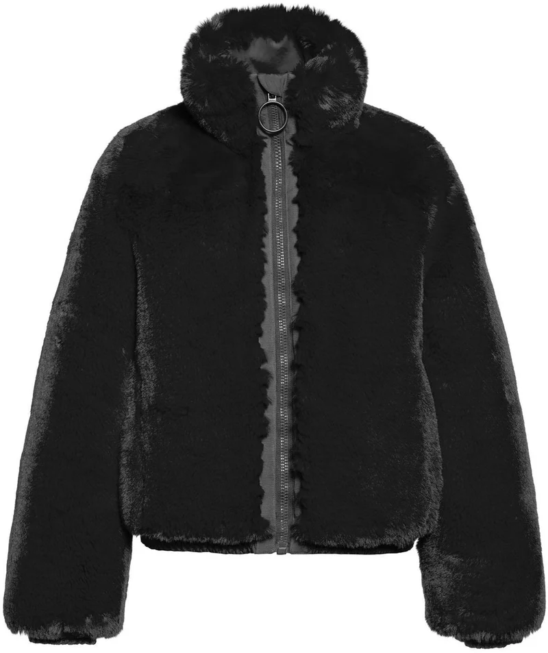 silverfox jacket faux fur
