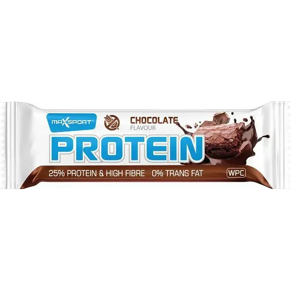 Maxsport Proteine bar chocolade gluten vrij 60 gram