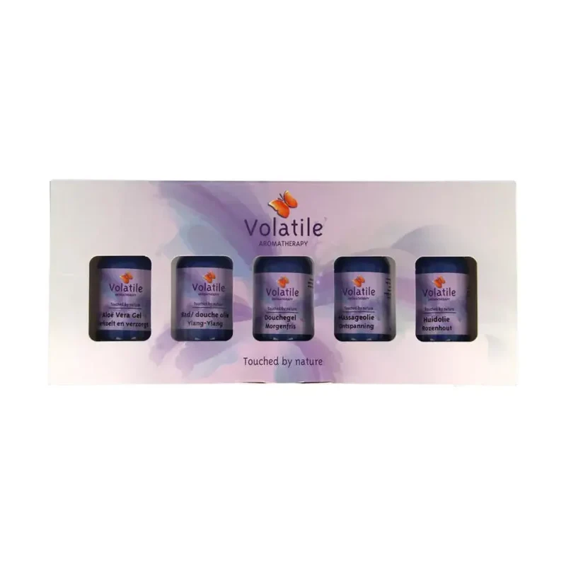 Volatile 5 heerlijke diverse oliën in cadeauverpakking